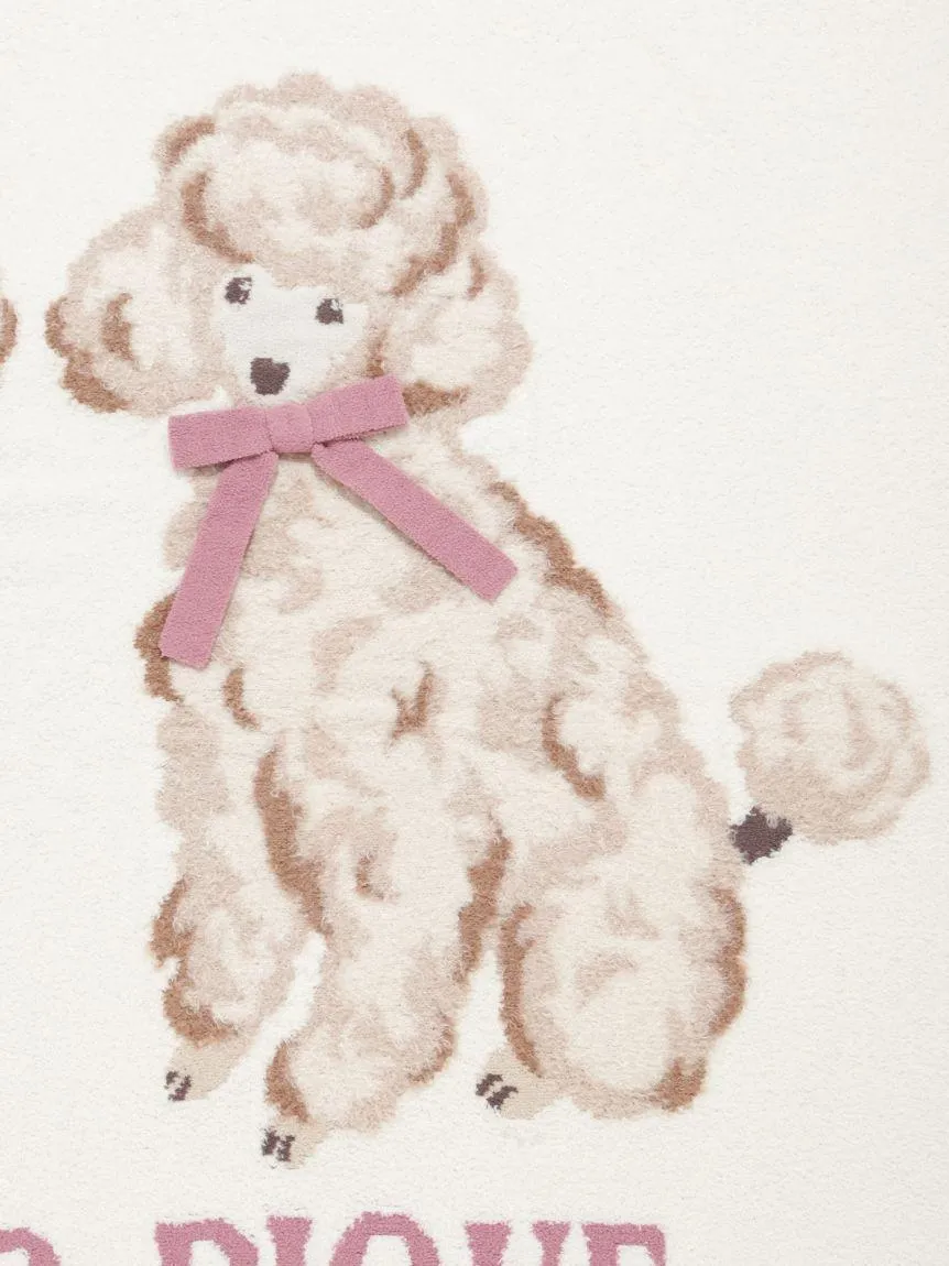 Ribbon Poodle Jacquard Blanket gallery 4