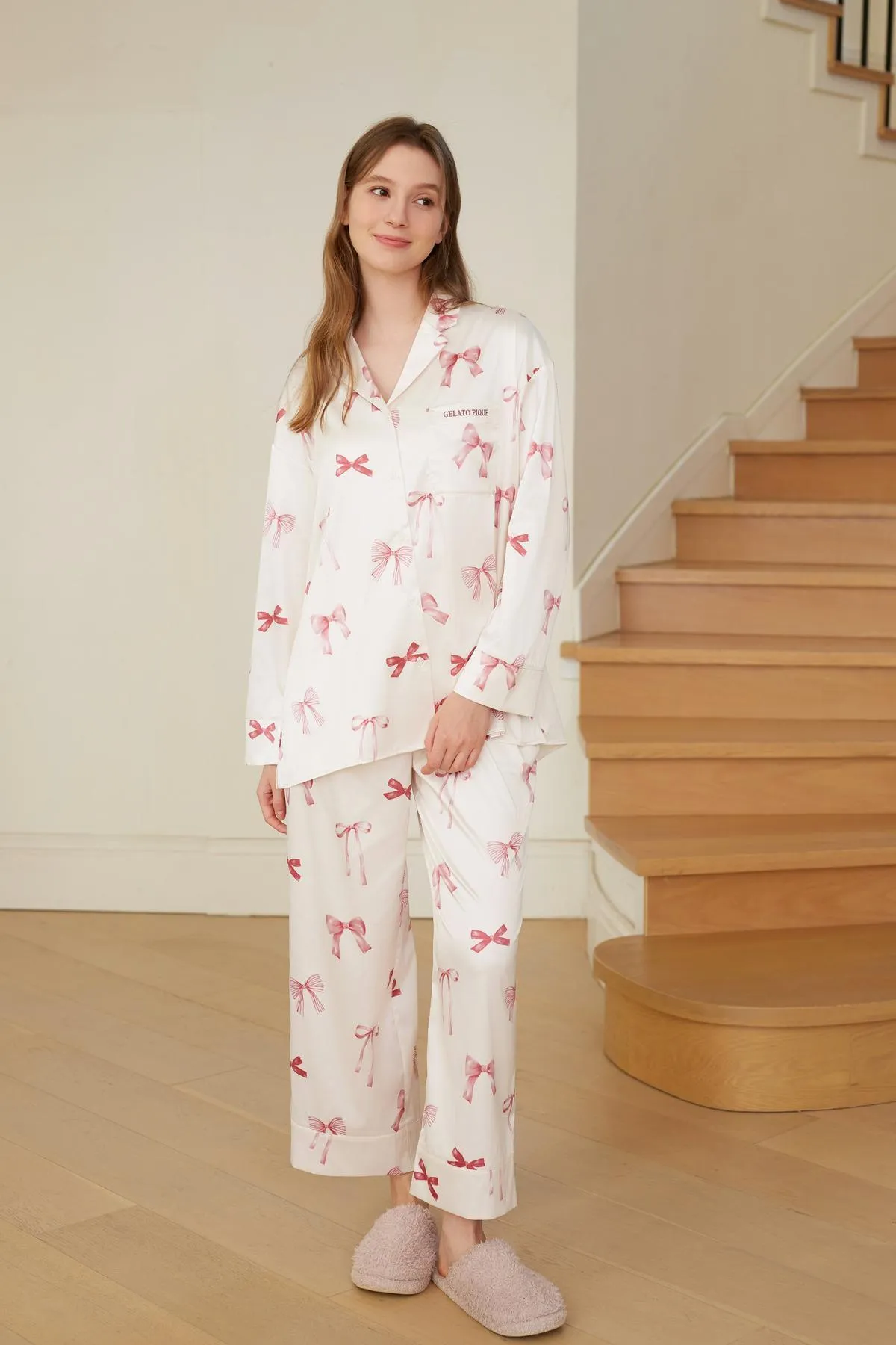 Ribbon Shirt & Long Pants Set gallery 2