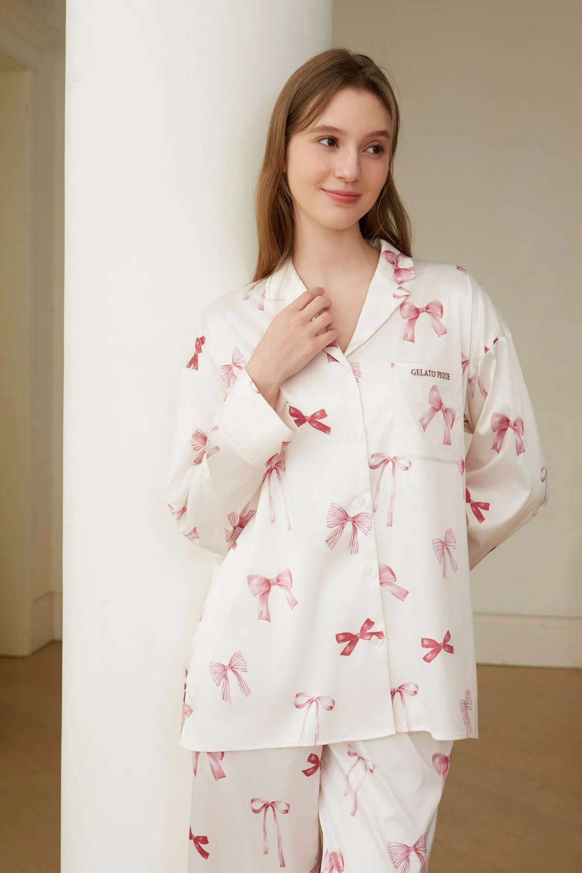 Ribbon Shirt & Long Pants Set gallery 1