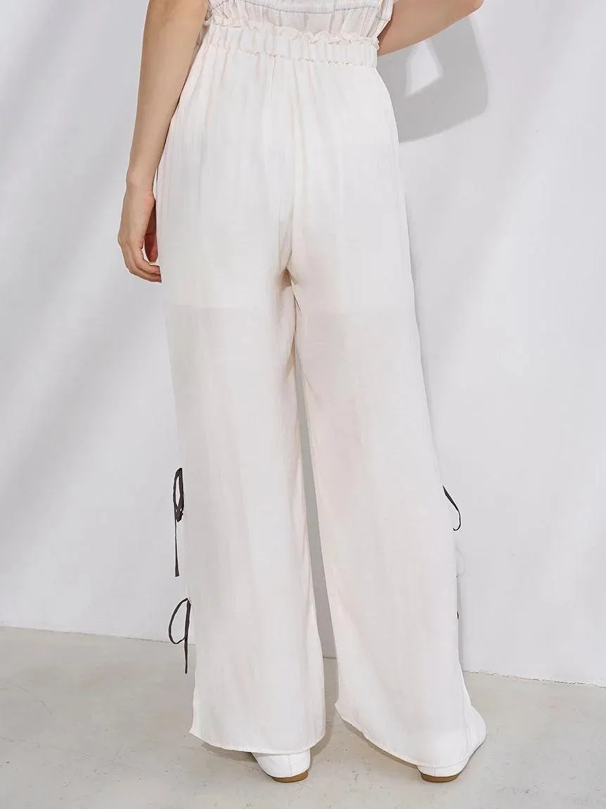 Satin Airy Long Pants gallery 9