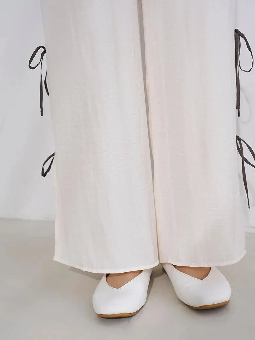 Satin Airy Long Pants gallery 1