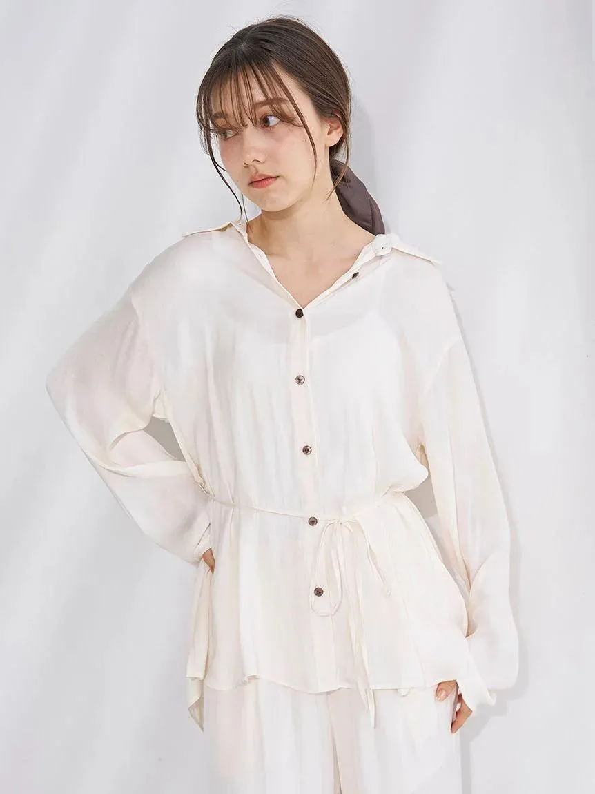 Satin Airy Shirt gallery 3