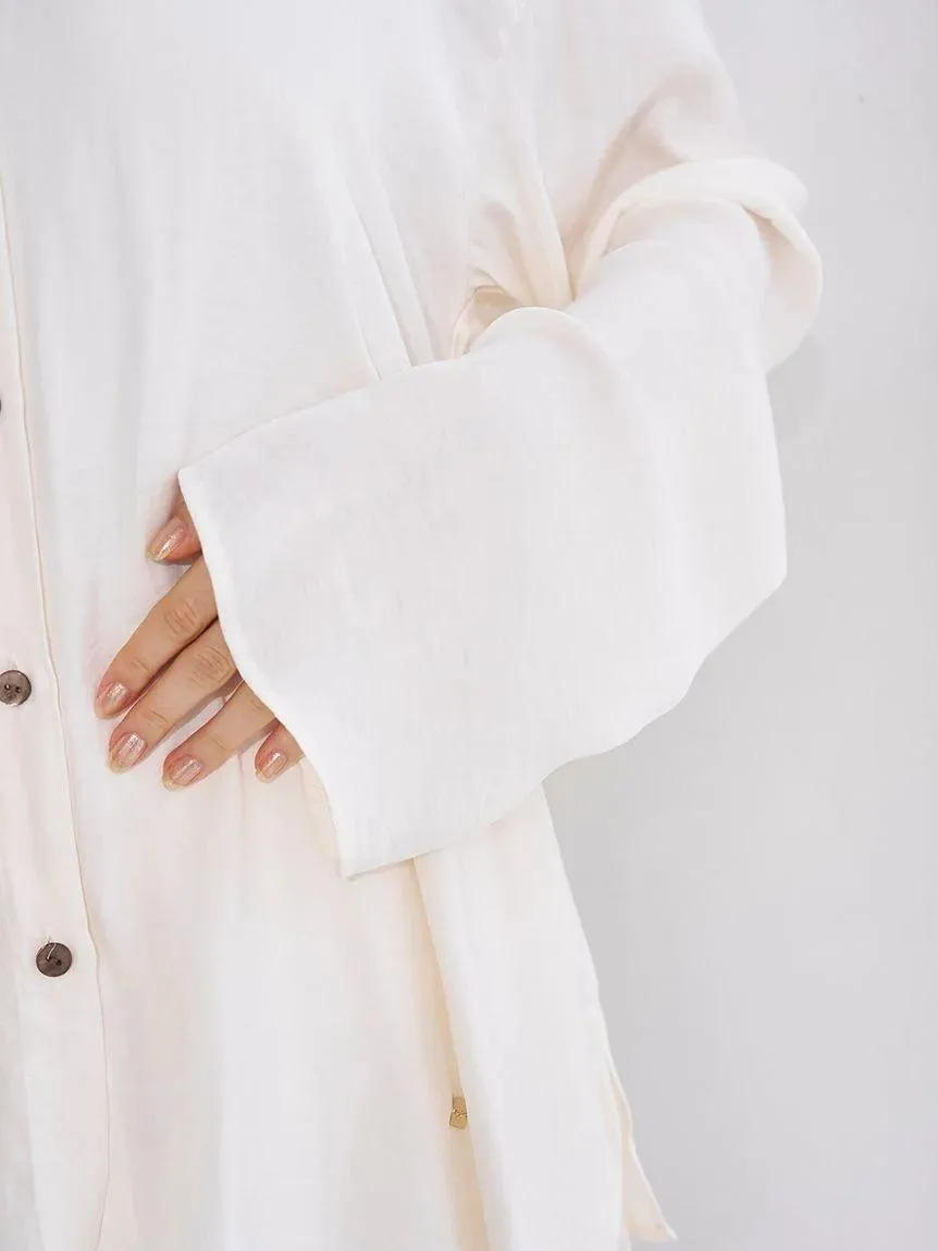 Satin Airy Shirt gallery 6