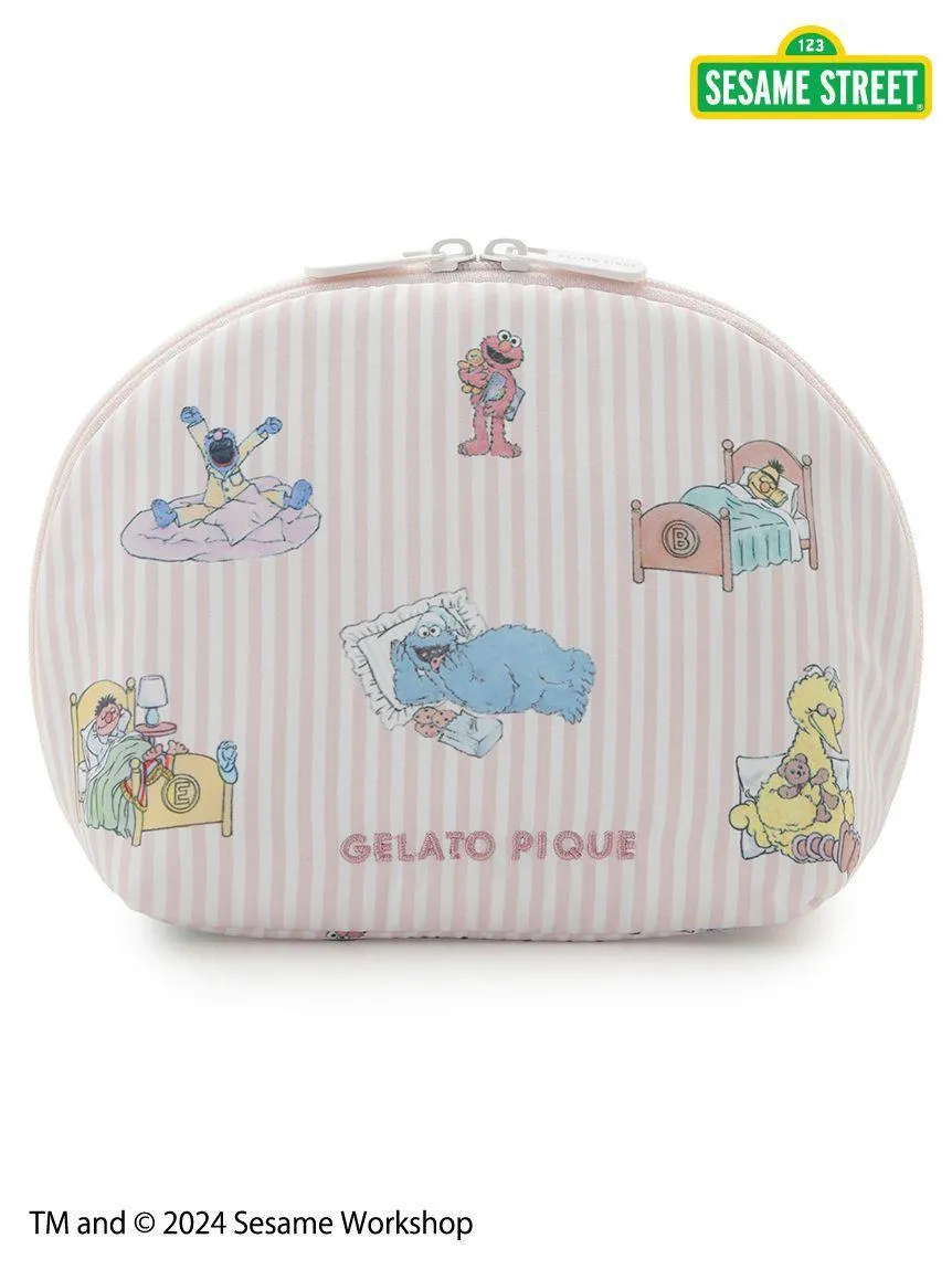 【SESAME STREET】 Character Cosmetic Pouch