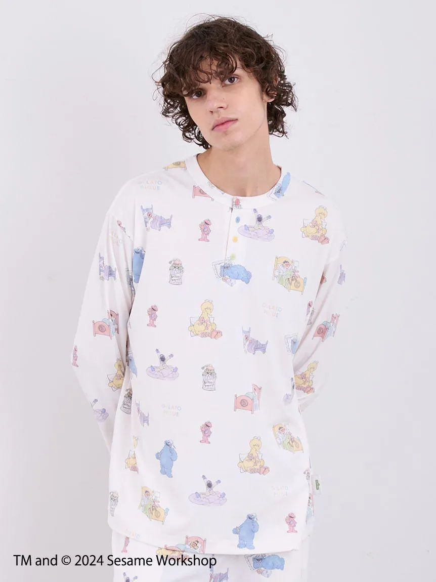 【SESAME STREET】MEN'S All-Over Print Pullover gallery 7