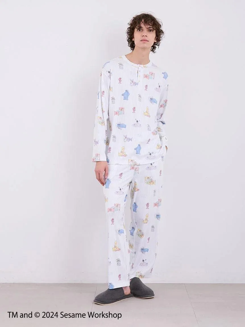 【SESAME STREET】MEN'S All-Over Print Pullover gallery 3