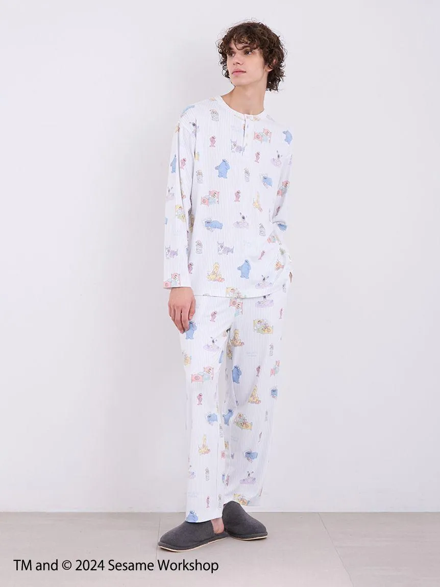 【SESAME STREET】MEN'S All-Over Print Pullover gallery 2