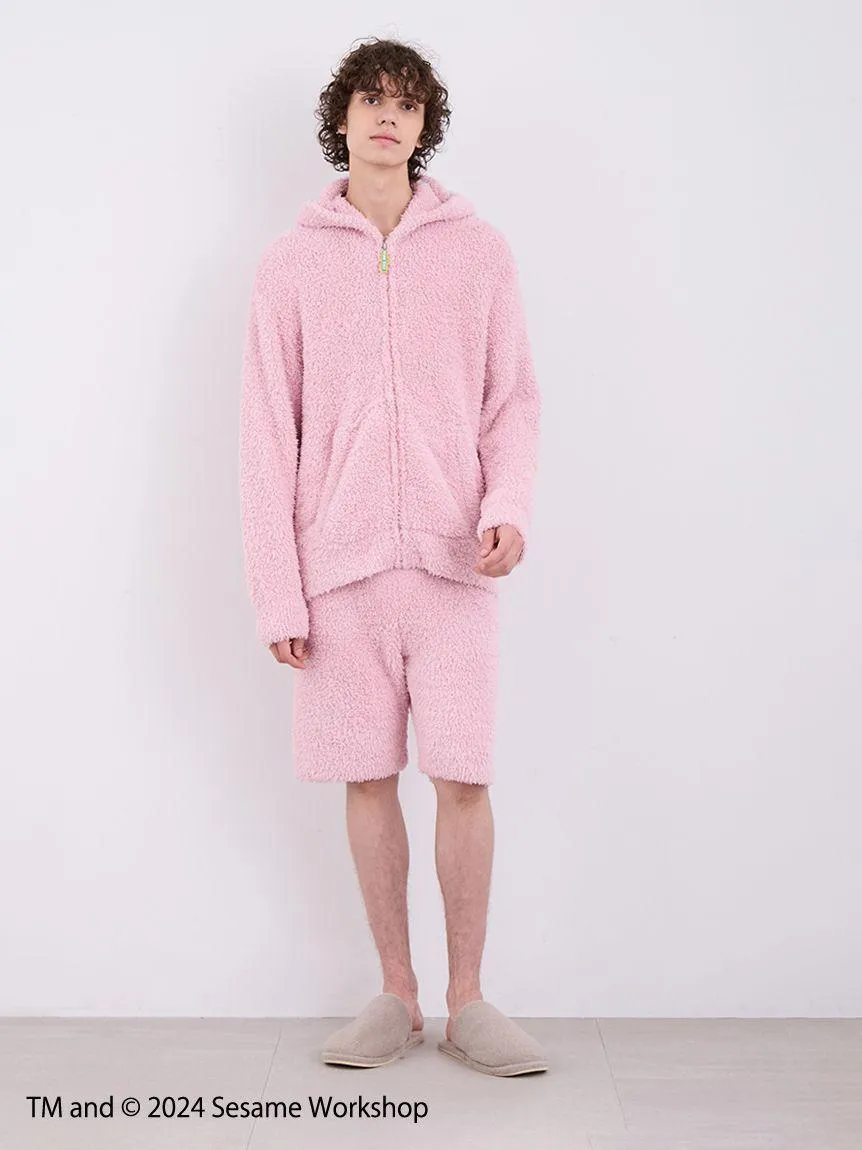 【SESAME STREET】 MEN's Elmo Hoodie and Shorts Loungewear Set gallery 5