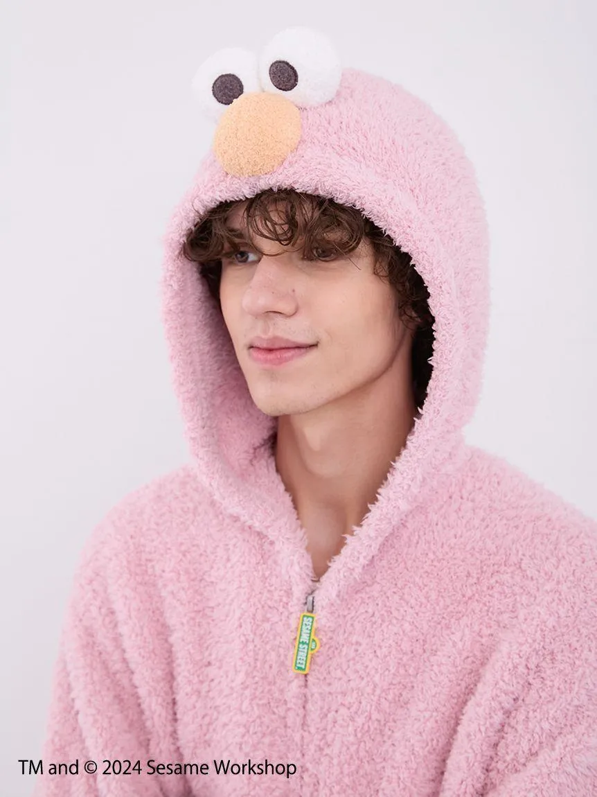 【SESAME STREET】 MEN's Elmo Hoodie and Shorts Loungewear Set gallery 8