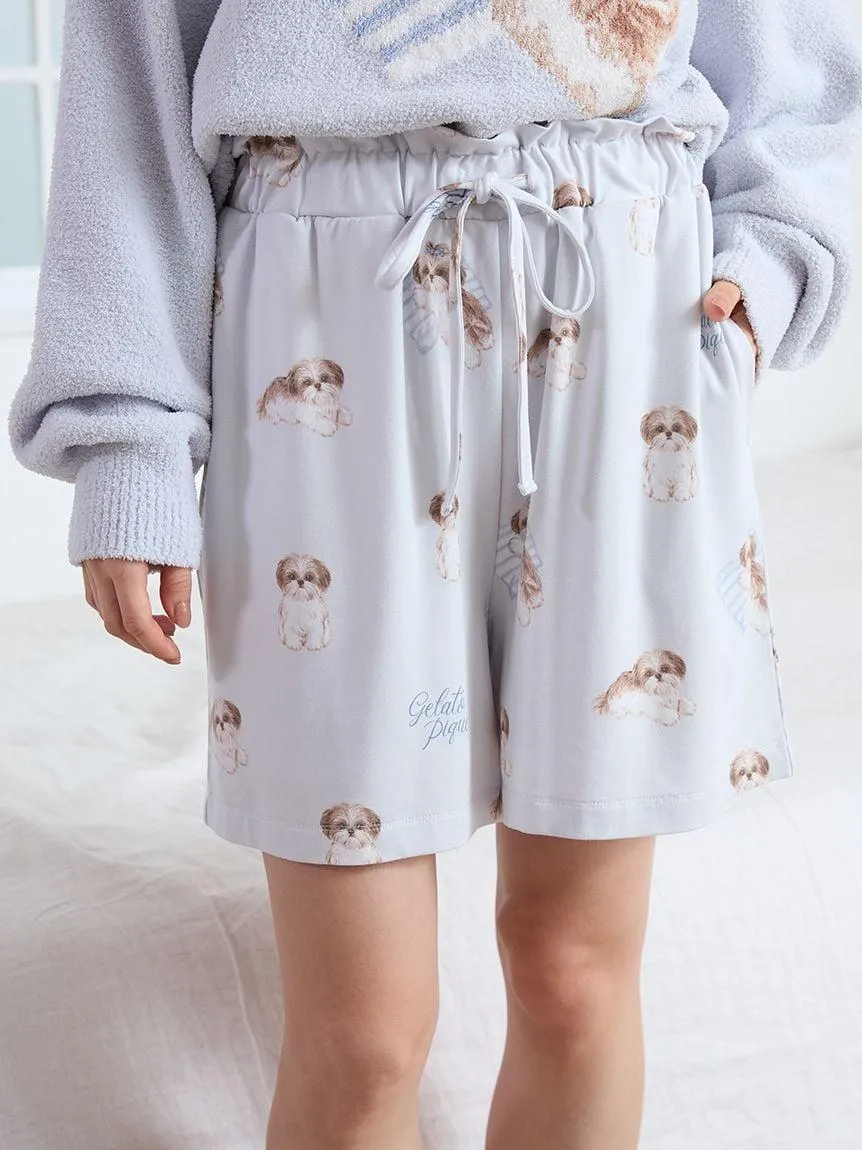 Shih Tzu Print Shorts gallery 2