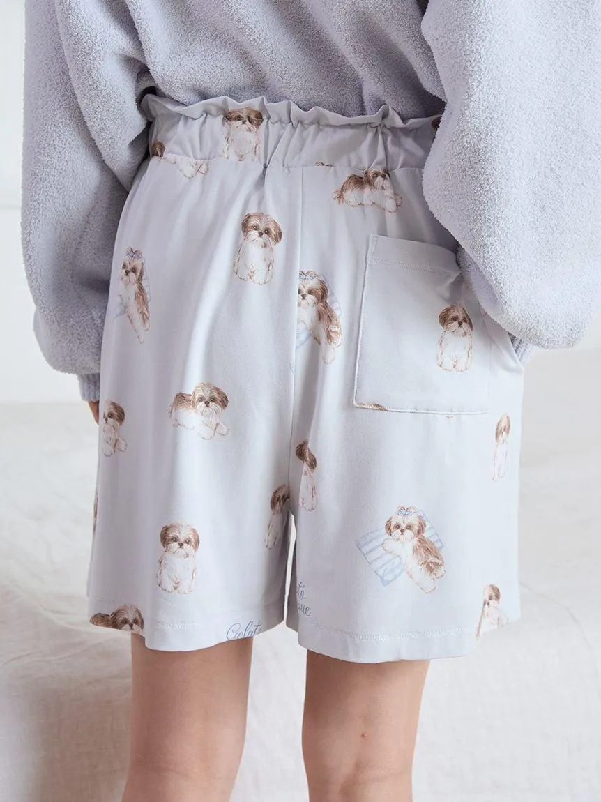 Shih Tzu Print Shorts gallery 7