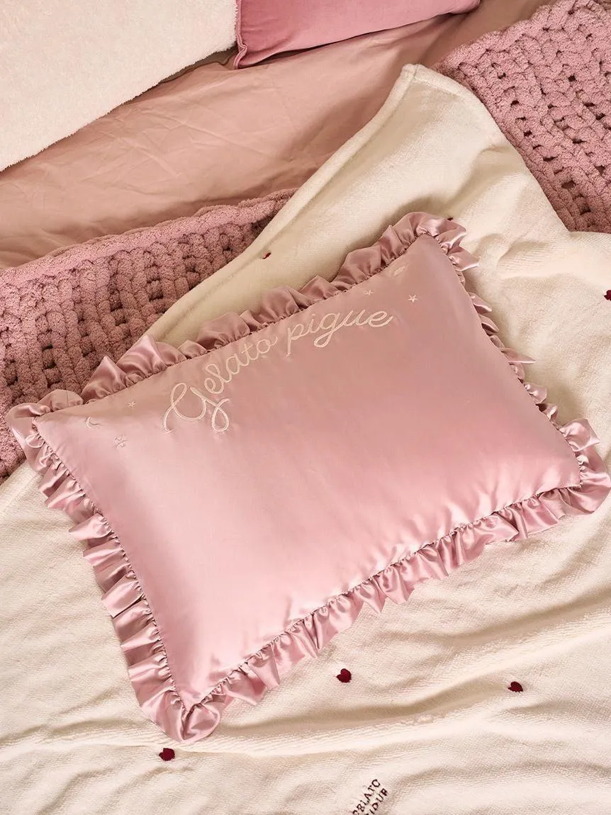 [Sleep] Satin Embroidery Pillow Case With Gift Package gallery 7