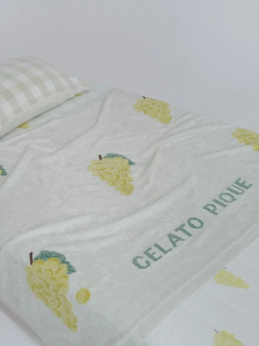 Smoothie Fruit Jacquard Half Blanket gallery 3