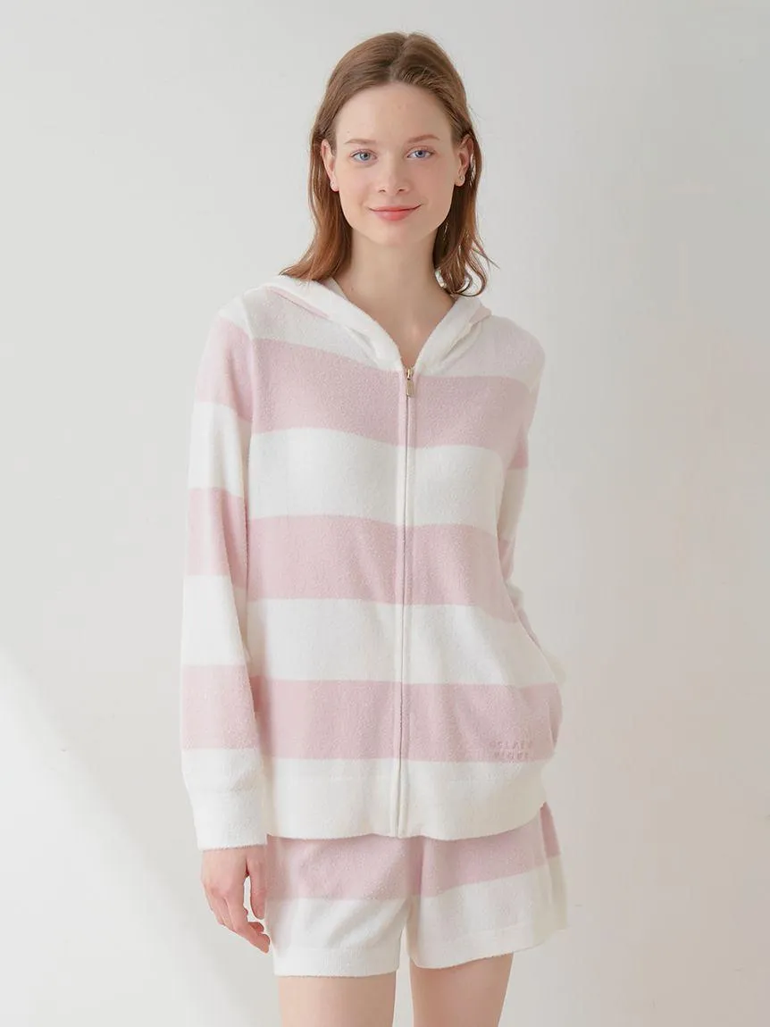 Smoothie Lite 2-Border Zip Up Hoodie Cardigan gallery 4