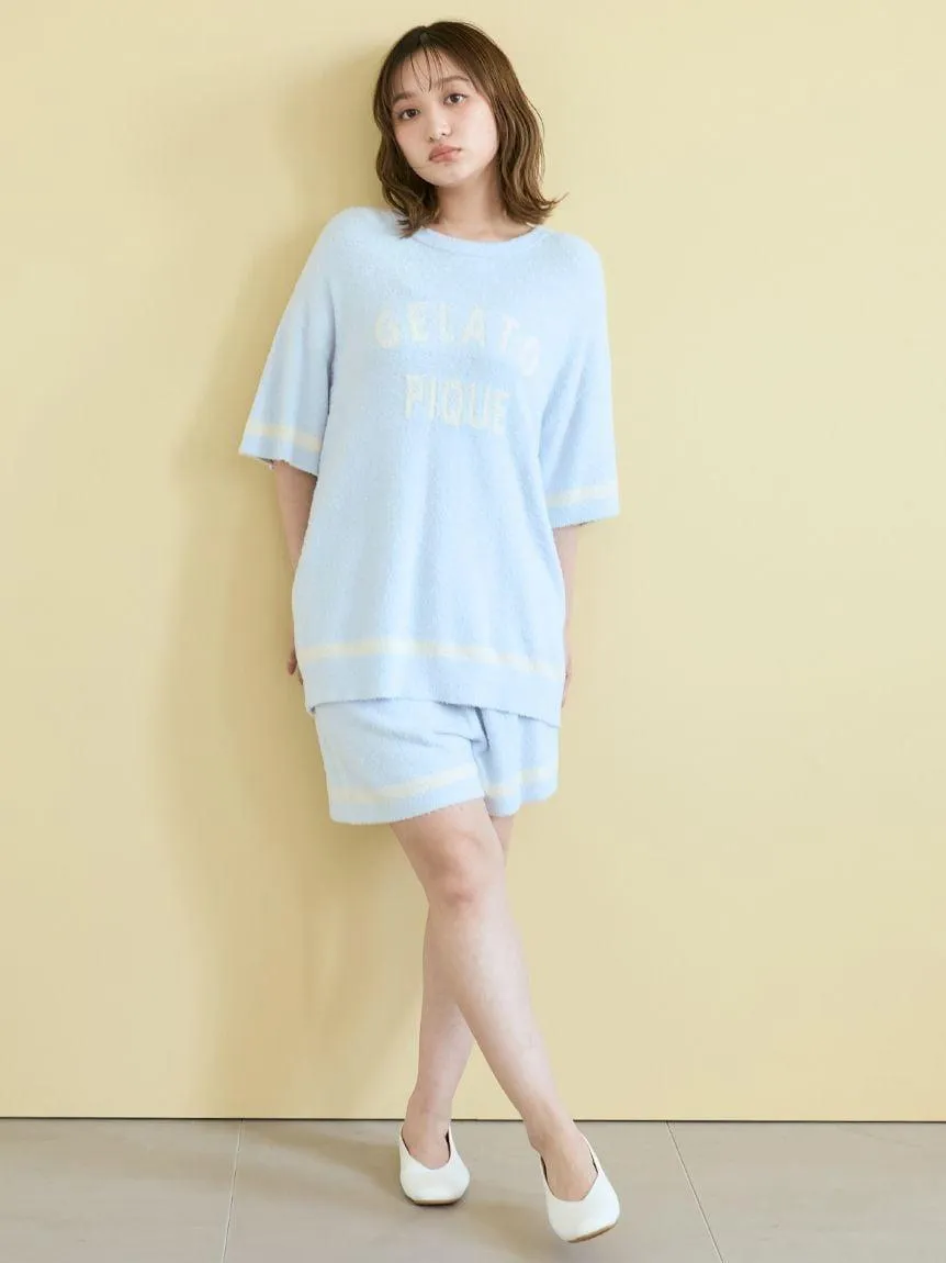 Smoothie Trim Line Short-sleeved Pullover & Shorts Set gallery 6