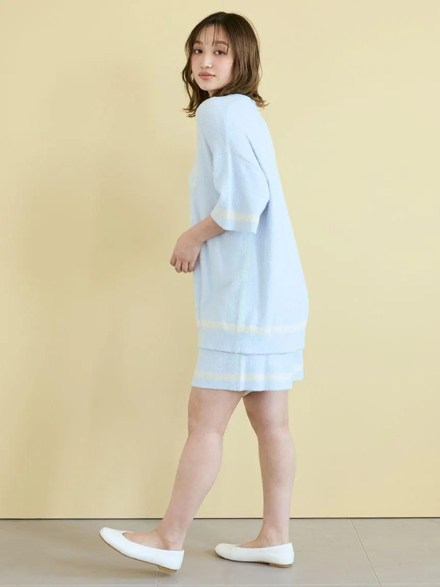 Smoothie Trim Line Short-sleeved Pullover & Shorts Set gallery 9
