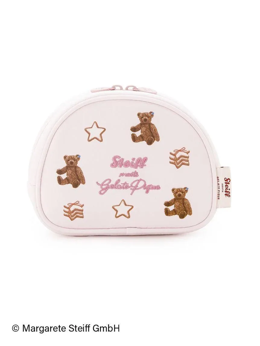 [Steiff] 55PB & Cookies All-over Pouch gallery 8