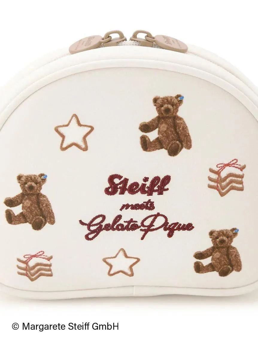 [Steiff] 55PB & Cookies All-over Pouch gallery 5