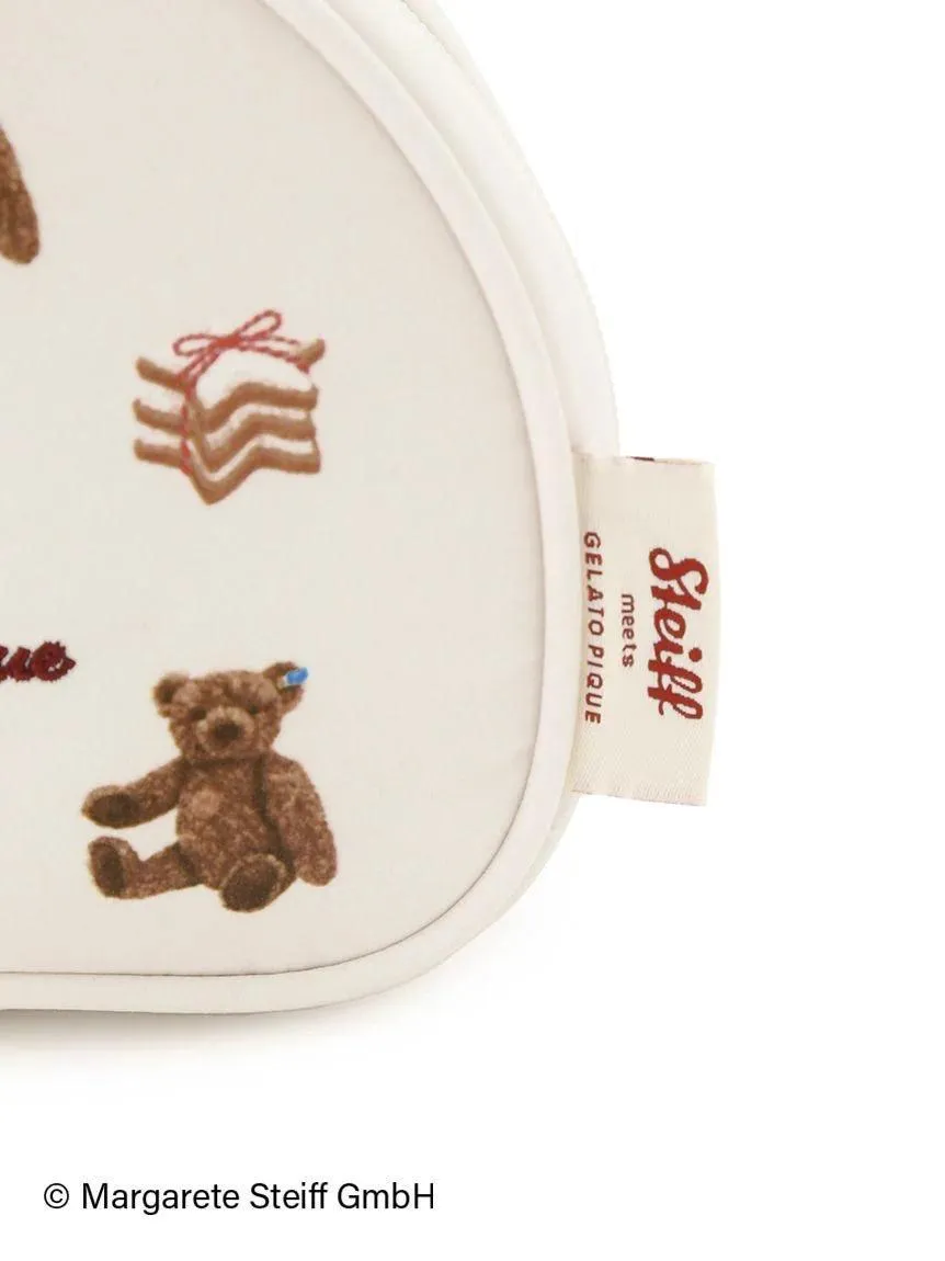 [Steiff] 55PB & Cookies All-over Pouch gallery 9
