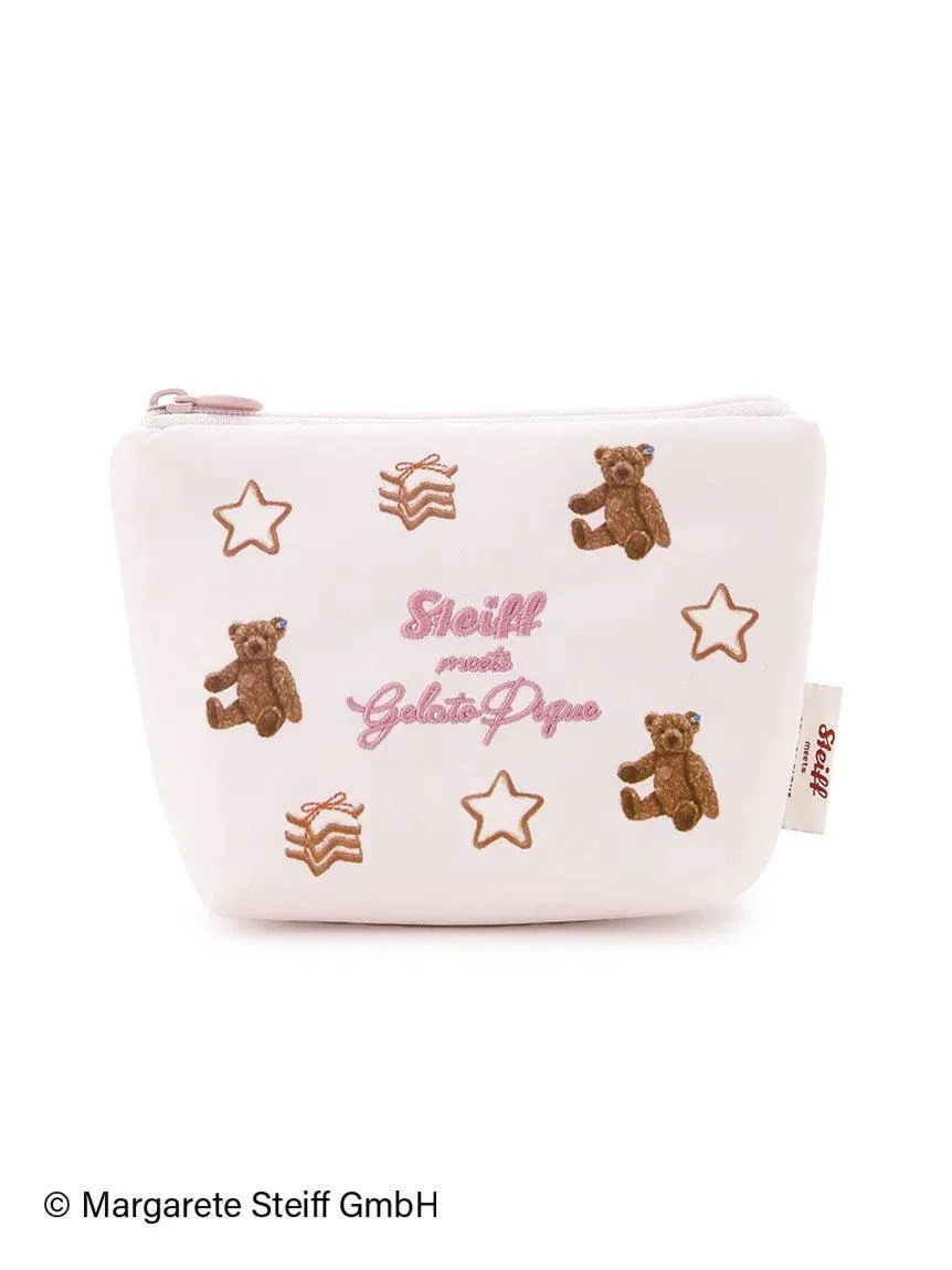 [Steiff] 55PB & Cookies All-over Tissue Pouch gallery 2