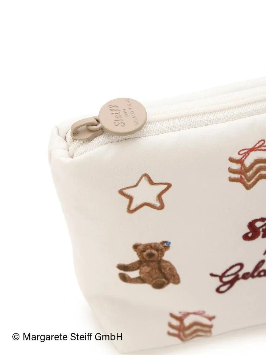 [Steiff] 55PB & Cookies All-over Tissue Pouch gallery 7