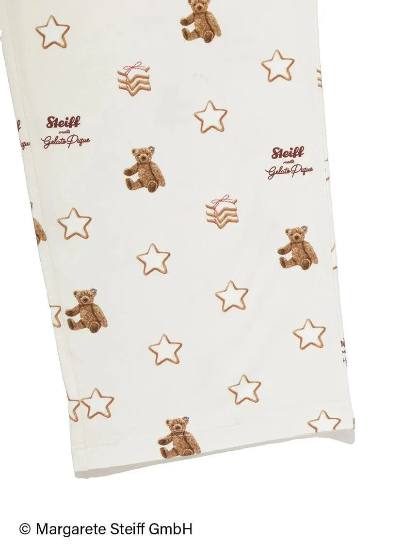 [Steiff] Men's All-over print long pants gallery 5