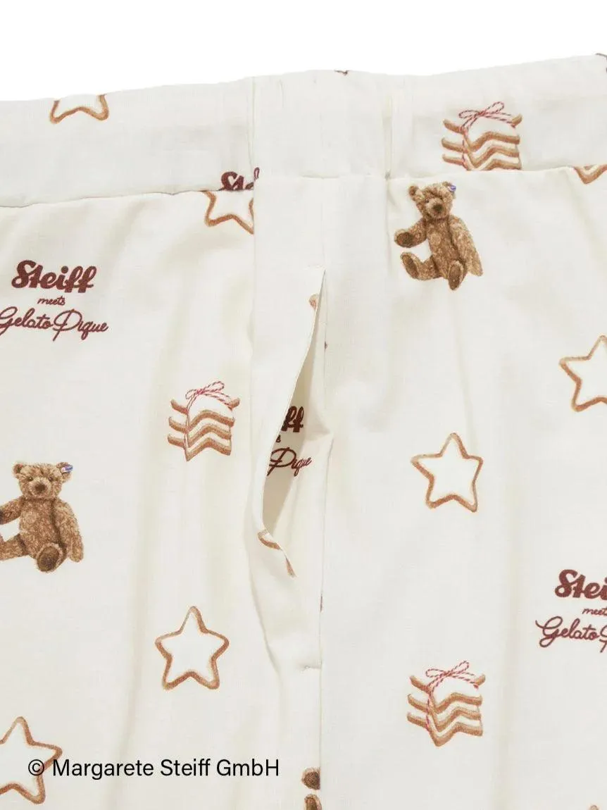 [Steiff] Men's All-over print long pants gallery 4