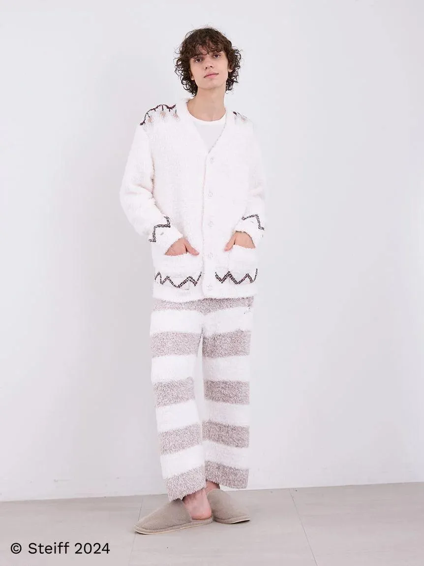 [Steiff] Mens Gelato 2 Border Fuzzy Pajama Pants gallery 1