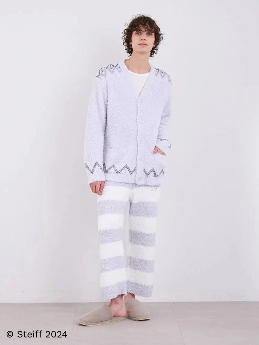 [Steiff] Mens Gelato 2 Border Fuzzy Pajama Pants gallery 2