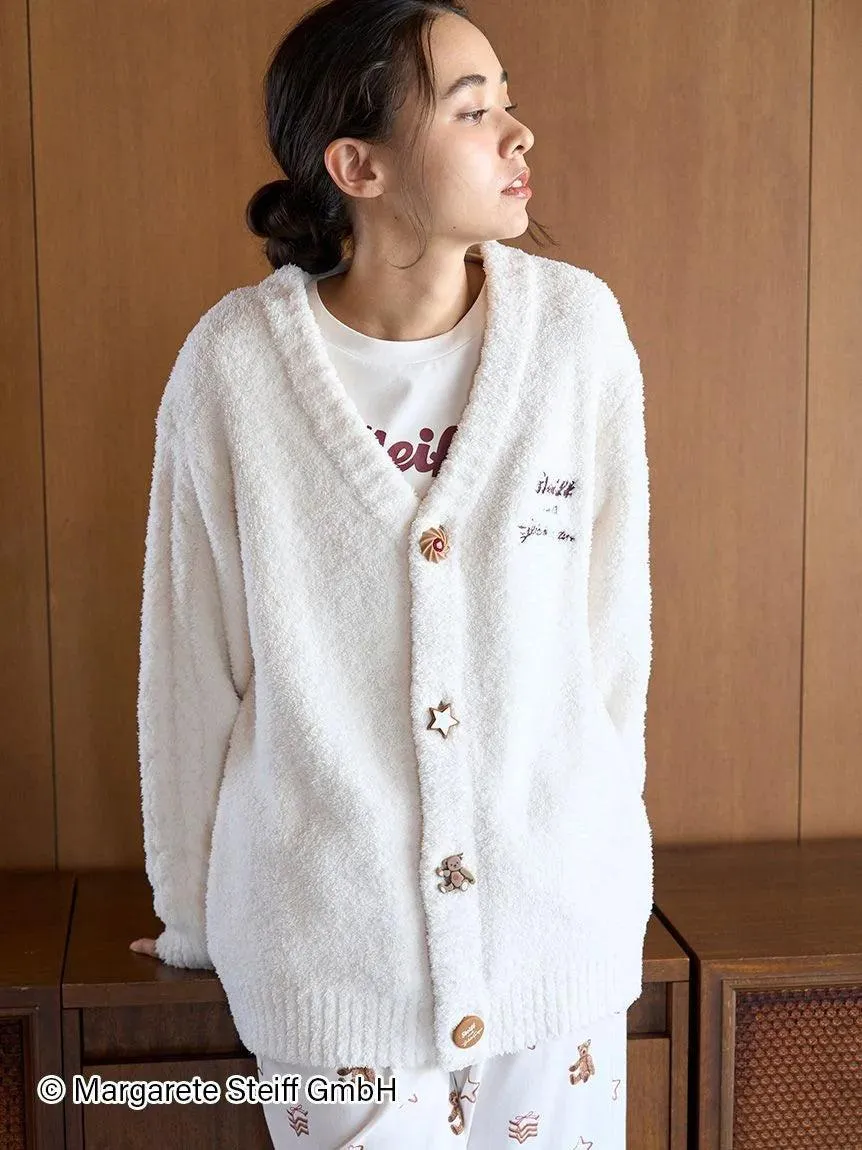 [Steiff] Unisex Powder 55PB Jacquard Cardigan gallery 6