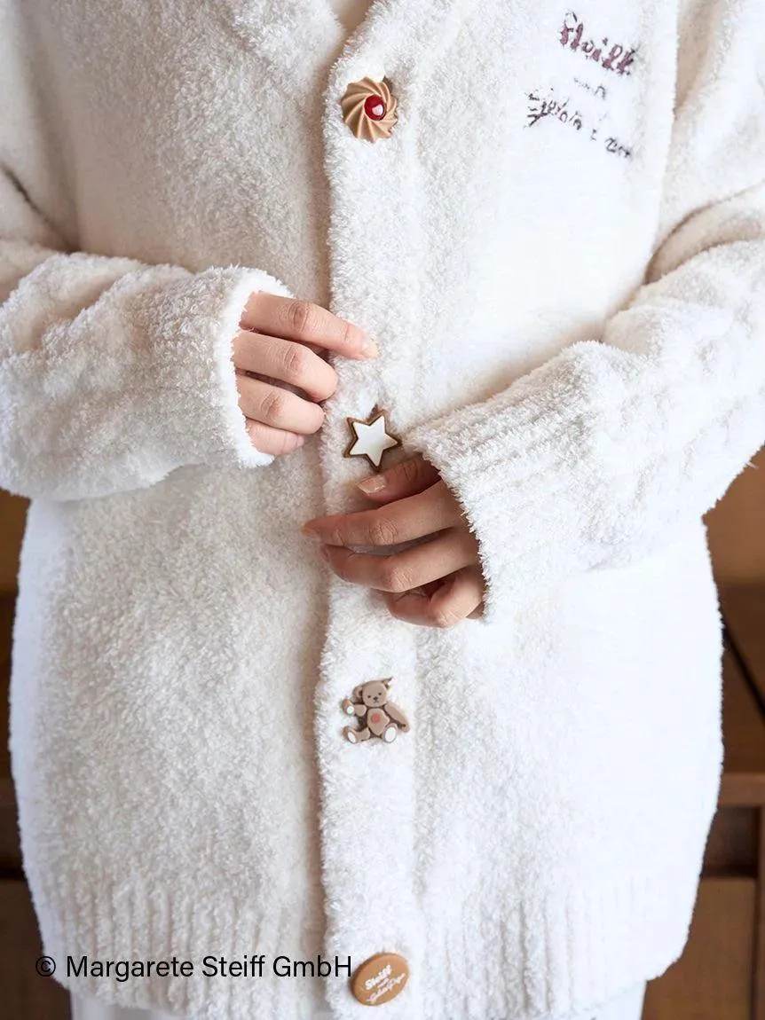 [Steiff] Unisex Powder 55PB Jacquard Cardigan gallery 2