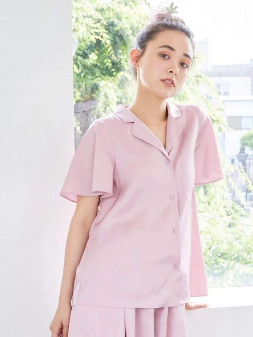 Strawberry Embroidered Satin Sleep Shirt gallery 4