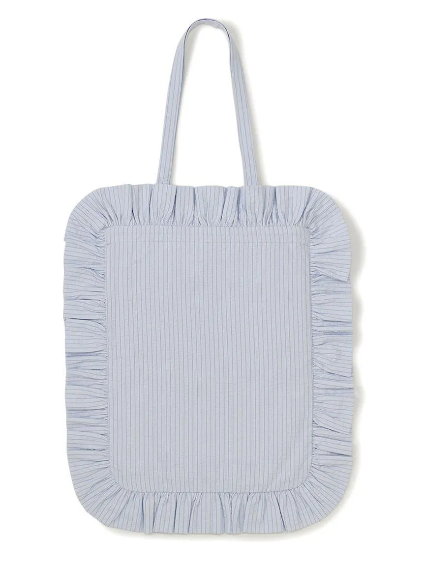 Striped Frill Tote Bag gallery 3