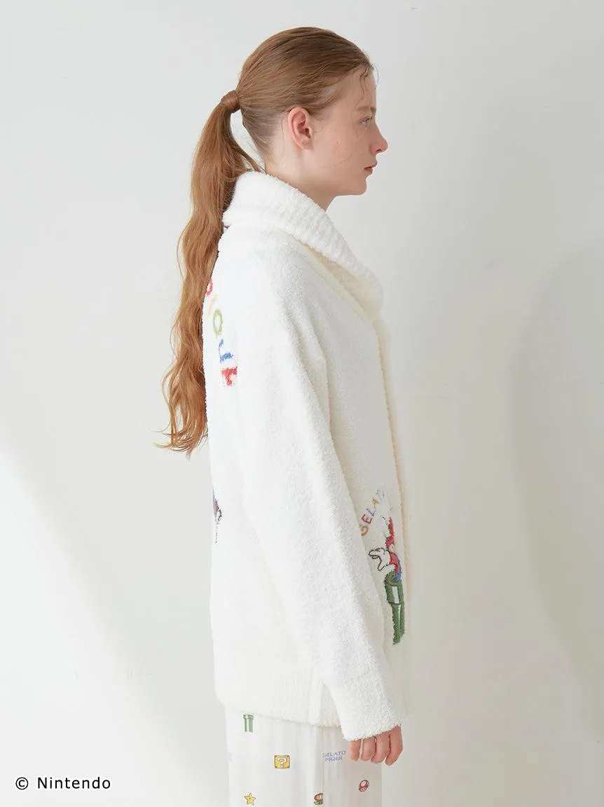 SUPER MARIO™️ UNISEX Baby Moco Jacquard Shawl Cardigan gallery 5