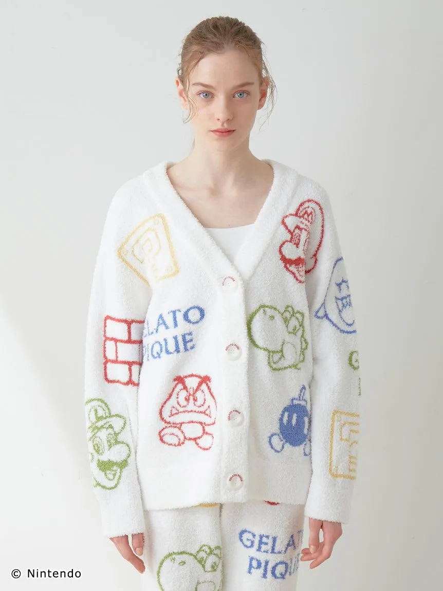 SUPER MARIO™️ WOMENS Baby Moco Character Patterned Jacquard Cardigan gallery 7