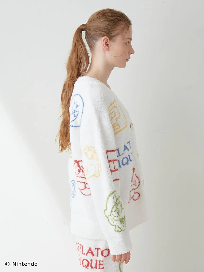 SUPER MARIO™️ WOMENS Baby Moco Character Patterned Jacquard Cardigan gallery 6