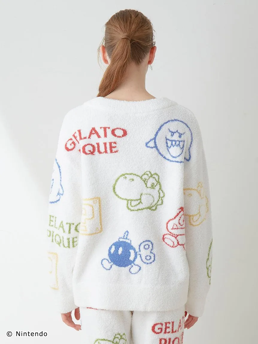 SUPER MARIO™️ WOMENS Baby Moco Character Patterned Jacquard Cardigan gallery 4