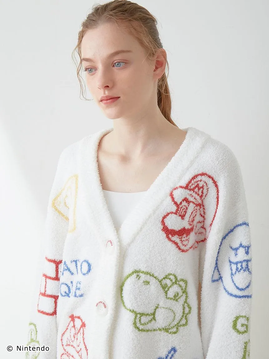 SUPER MARIO™️ WOMENS Baby Moco Character Patterned Jacquard Cardigan gallery 8