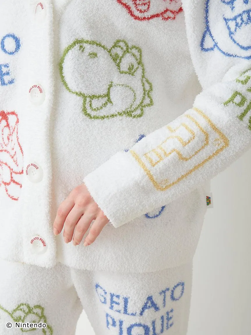 SUPER MARIO™️ WOMENS Baby Moco Character Patterned Jacquard Cardigan gallery 1