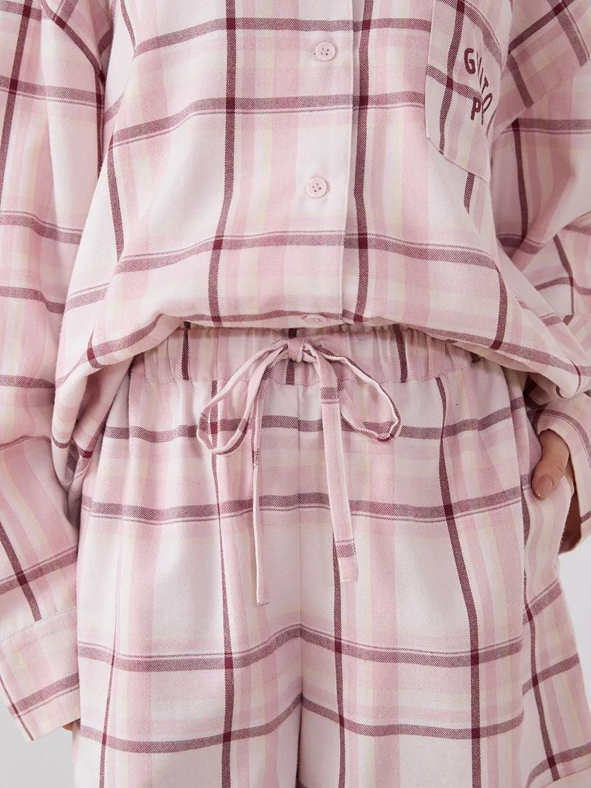 Trend Check Pattern Shorts gallery 3