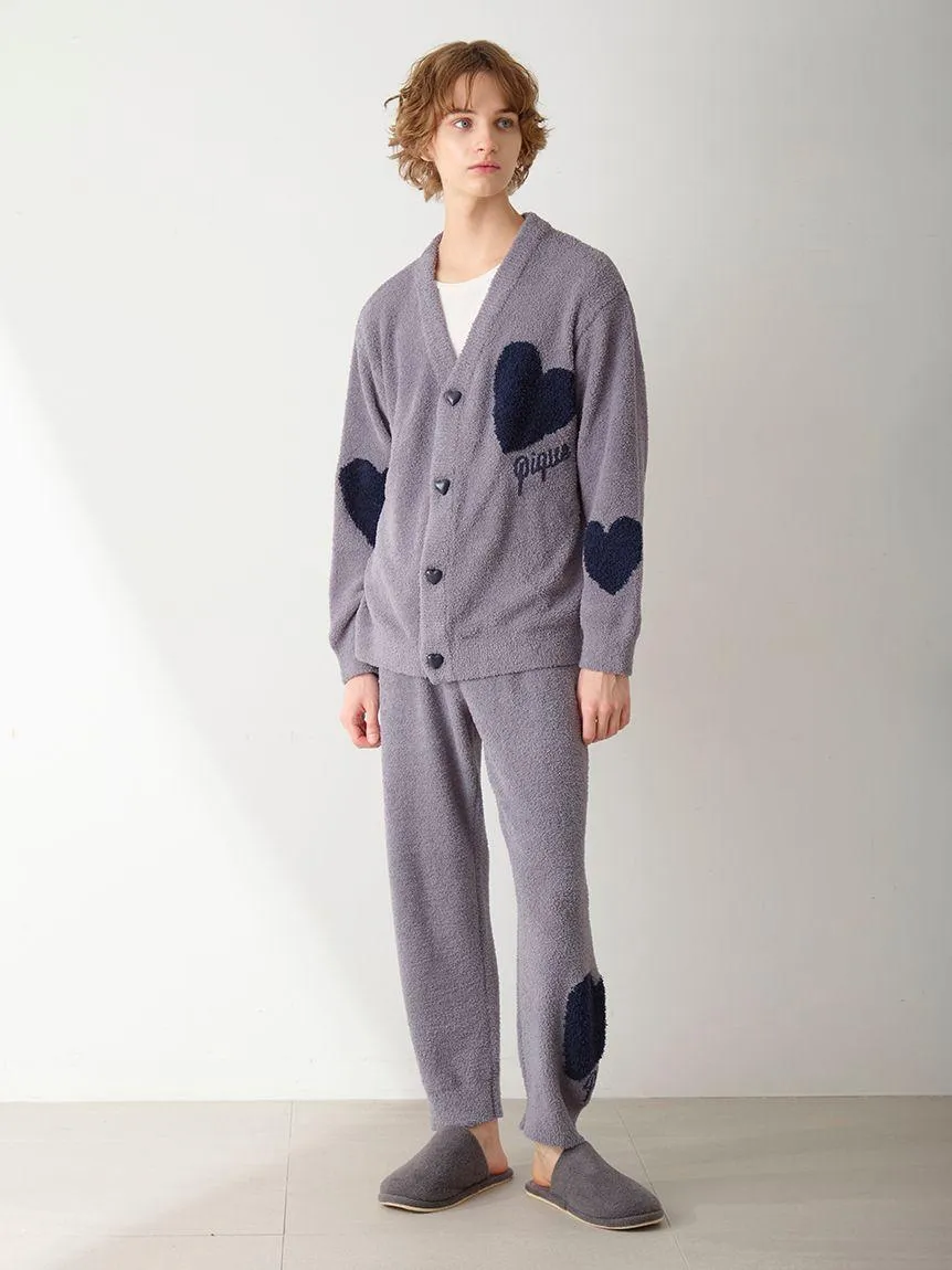 UNISEX Heart Jacquard Cardigan gallery 6