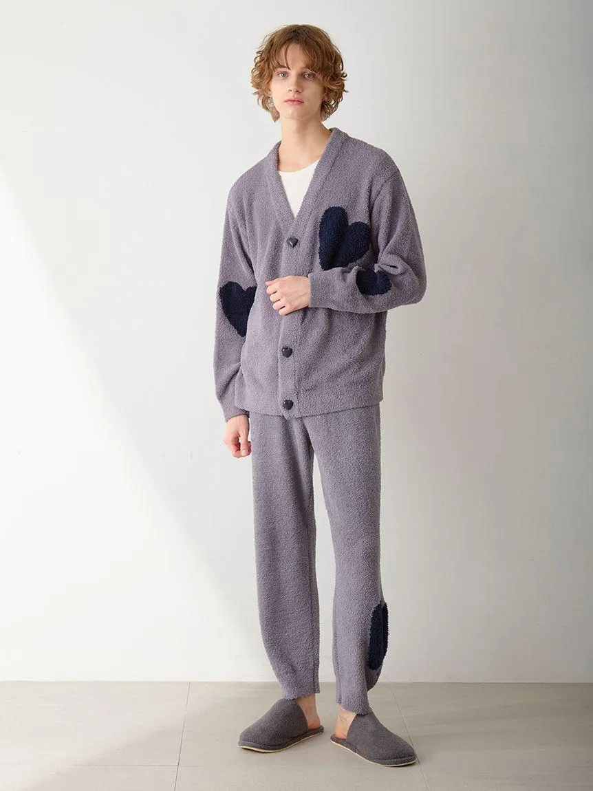 UNISEX Heart Jacquard Cardigan gallery 3