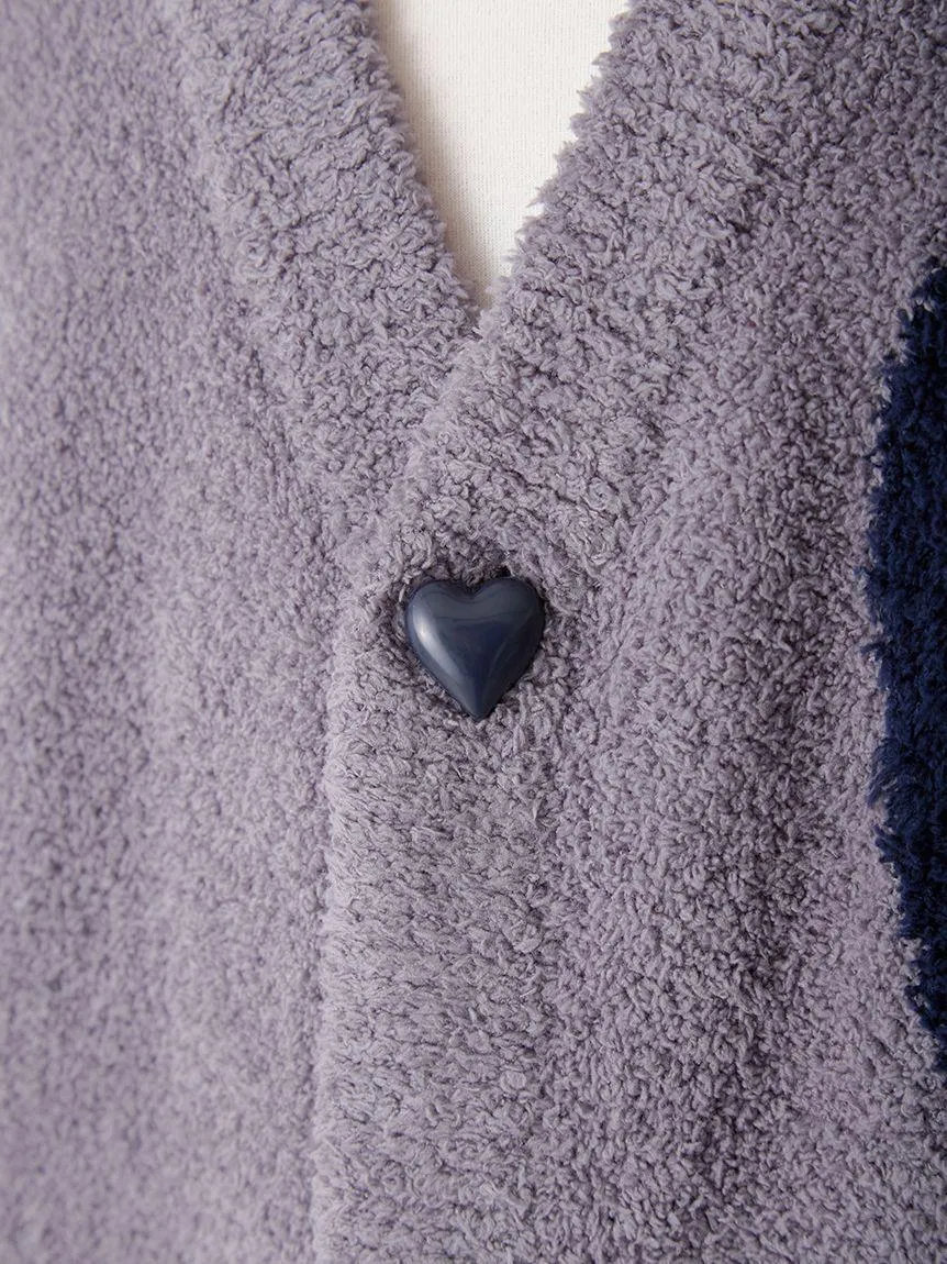 UNISEX Heart Jacquard Cardigan gallery 9