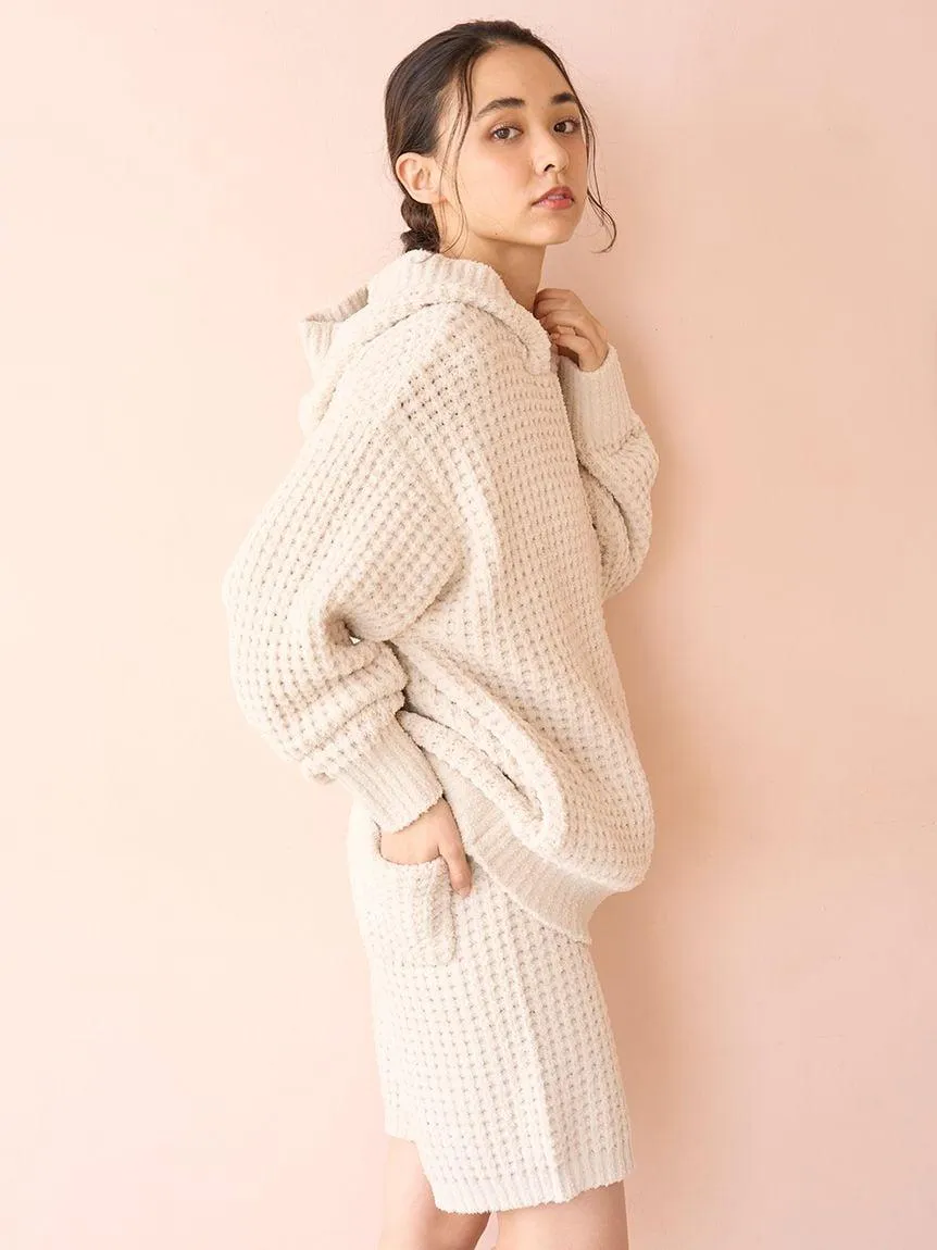 Unisex Waffle Knit Hoodie gallery 4