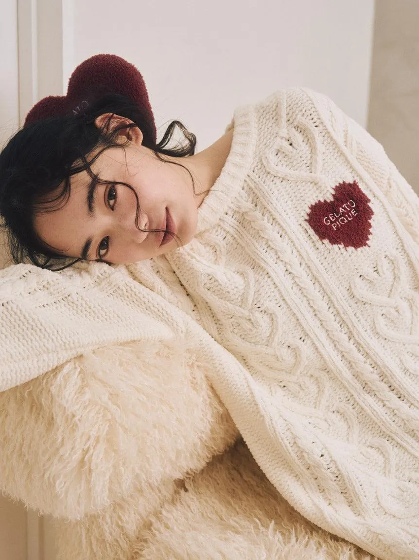 Heart Aran Knit Dress gallery 5