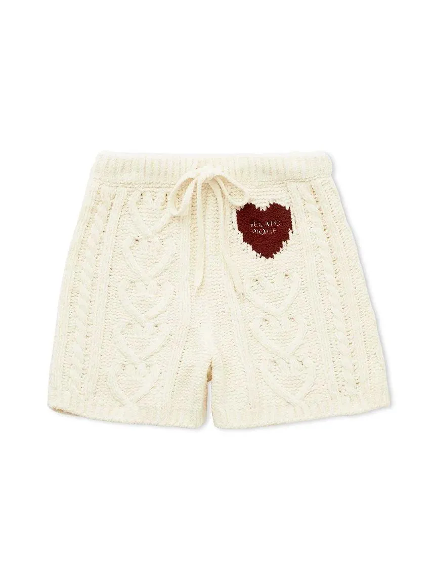 Heart Aran Lounge Shorts