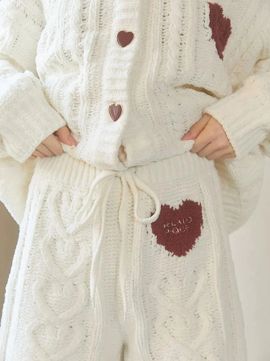 Heart Aran Lounge Shorts gallery 6