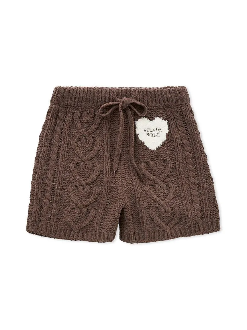 Heart Aran Lounge Shorts gallery 5