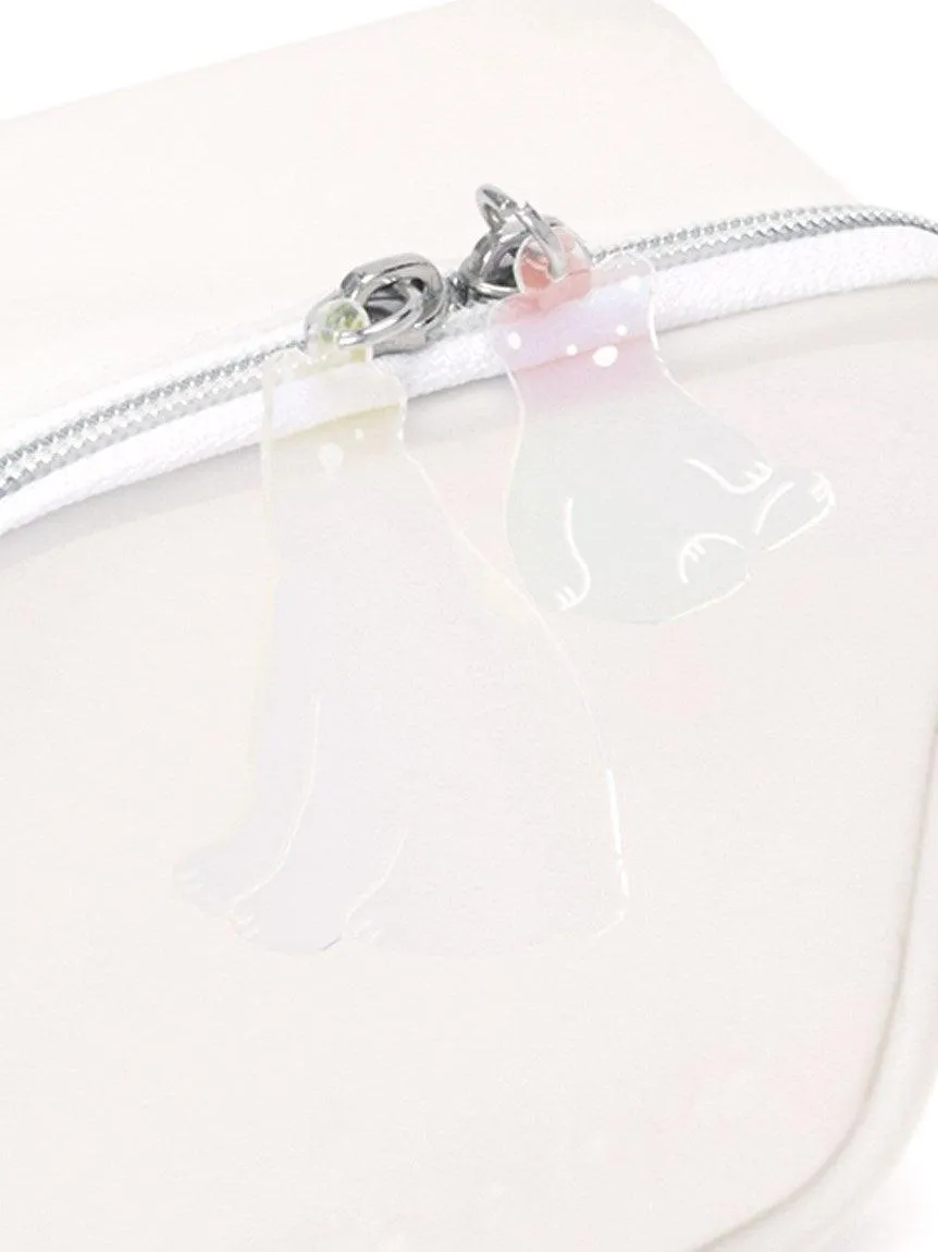 Vinyl Polar Bear Square Pouch Bag gallery 1