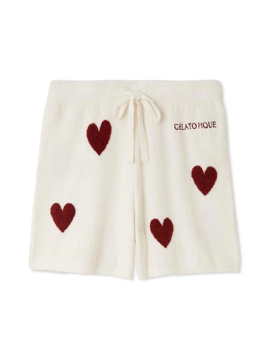 Warm Smoothie Heart Jacquard Shorts